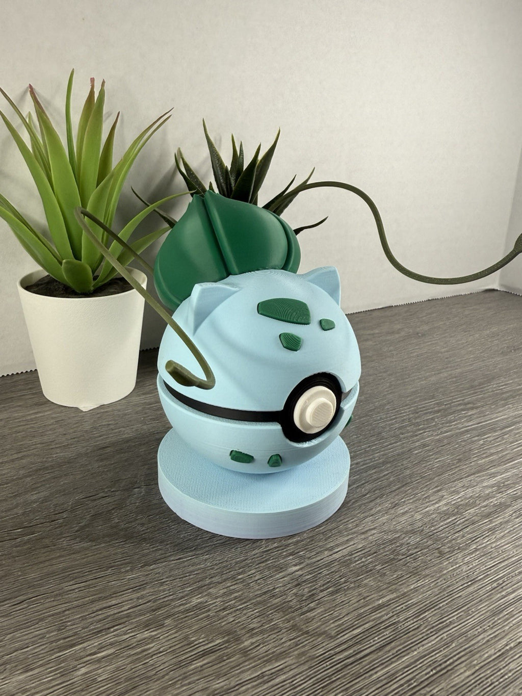 Pokemon TCG Bulbasaur Inspired 3D Printed Pokeball