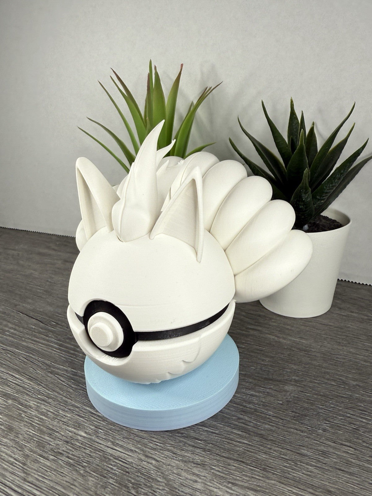 Pokemon TCG Shiny Ninetales Inspired 3D Printed Pokeball