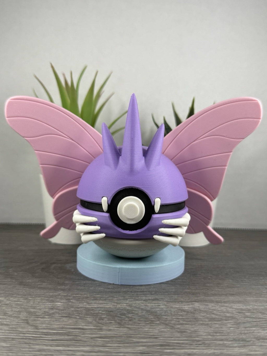 Pokemon TCG Venomoth Inspired 3D Printed Pokeball
