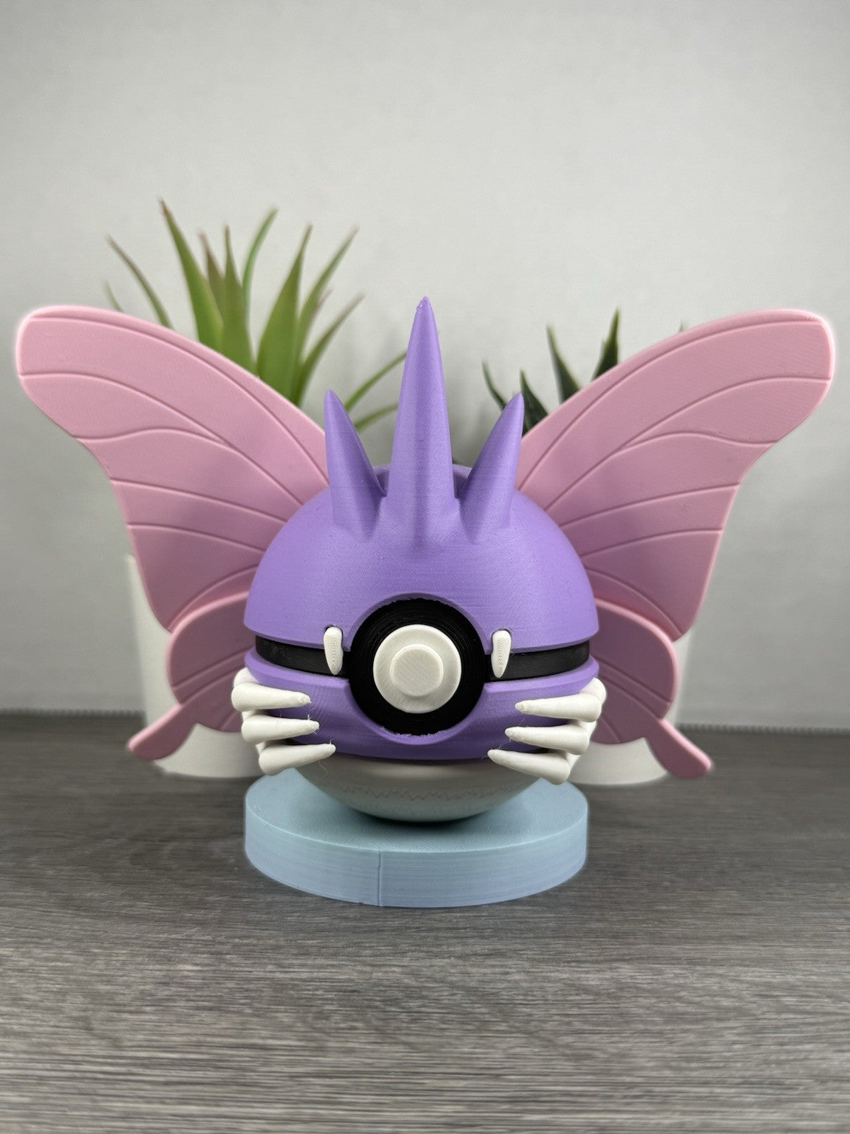 Pokemon TCG Venomoth Inspired 3D Printed Pokeball