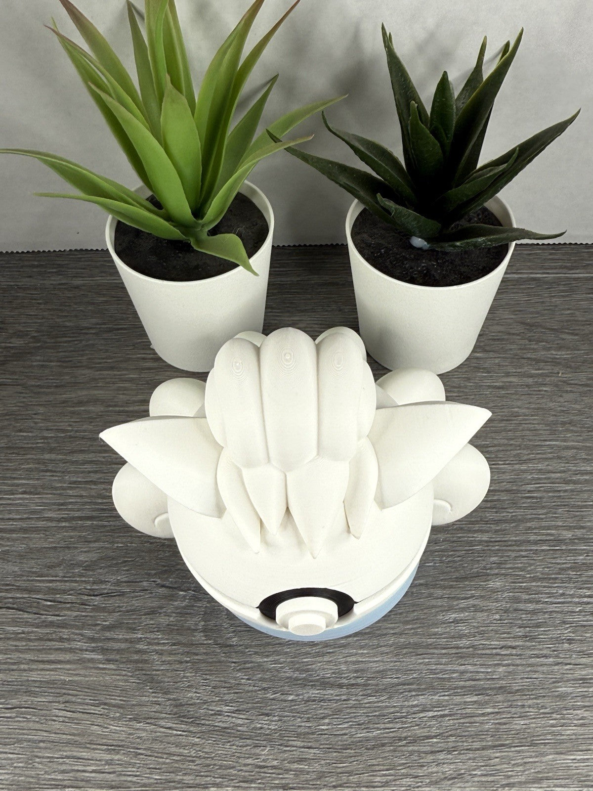 Pokemon TCG Alolan Vulpix Inspired 3D Printed Pokeball