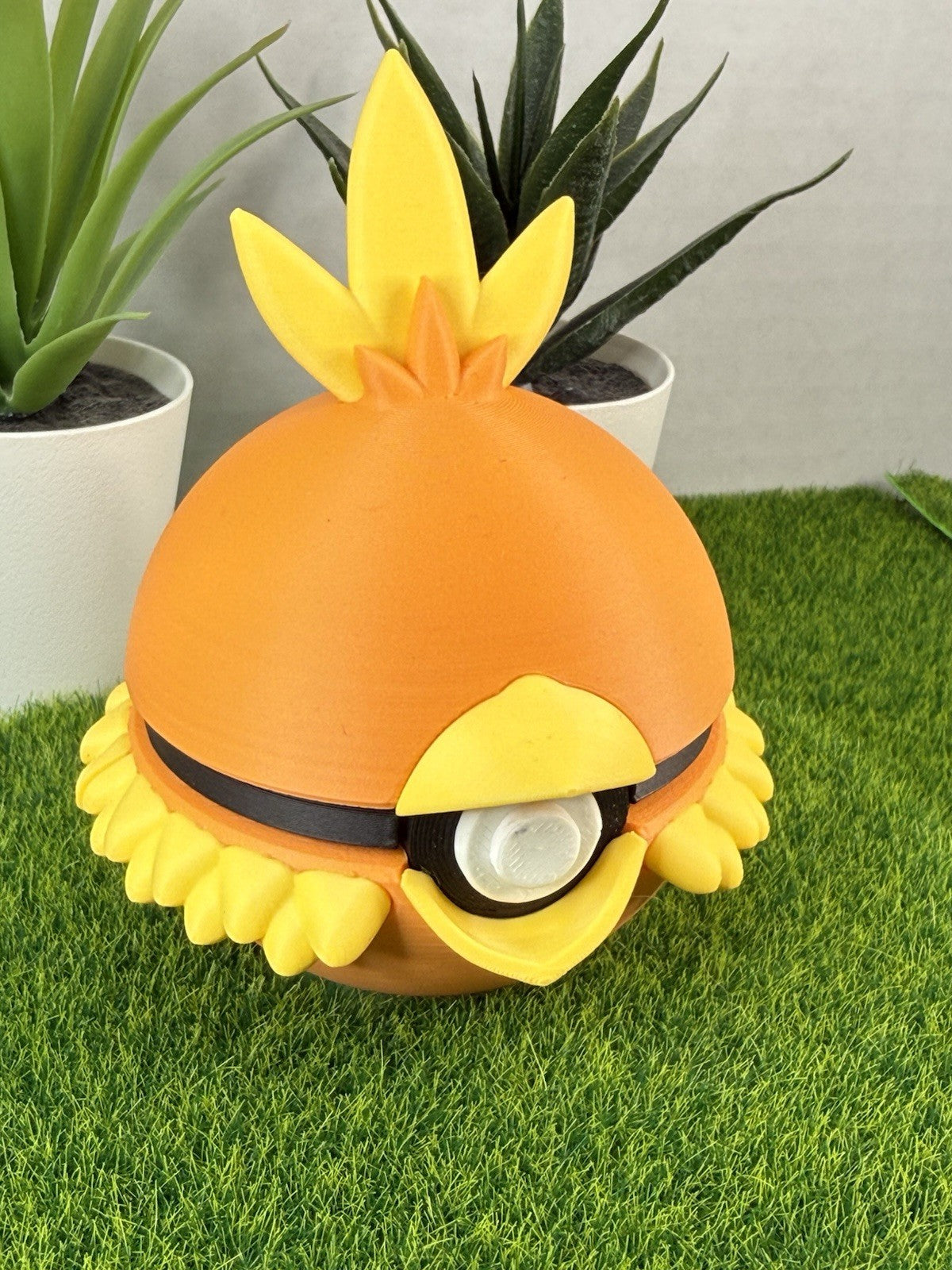 Pokemon TCG Chikorita Inspired 3D Printed Pokeball