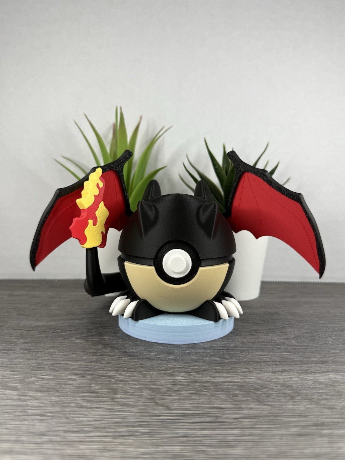 Pokemon TCG Shiny Charizard Inspired 3D Printed Pokeball