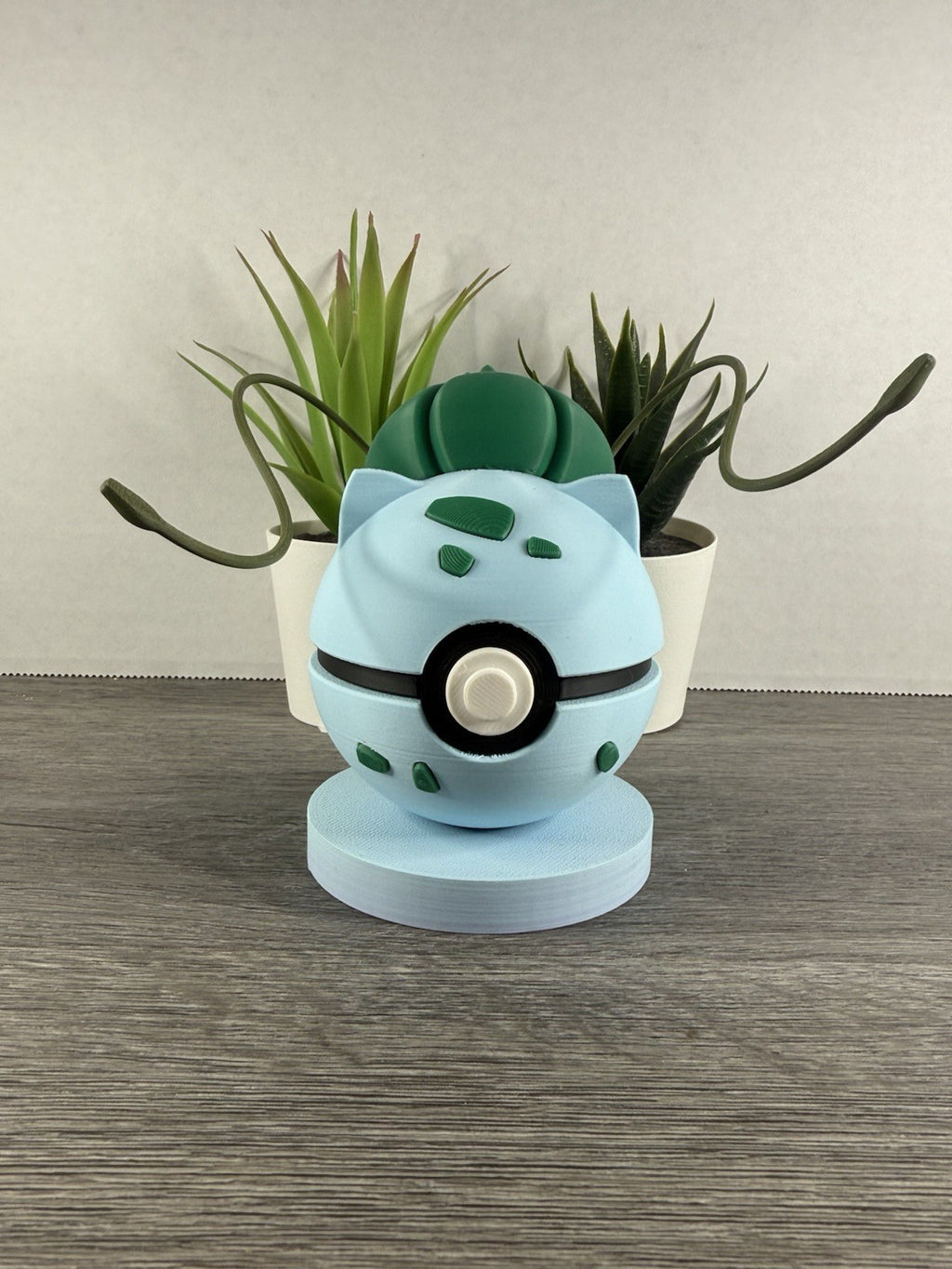 Pokemon TCG Bulbasaur Inspired 3D Printed Pokeball