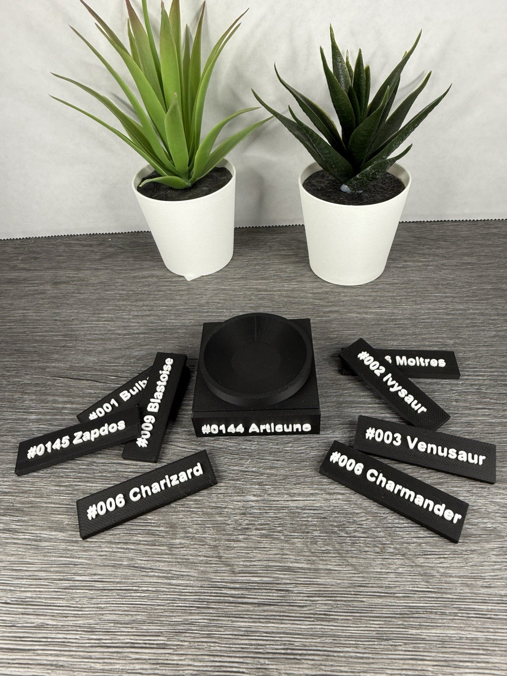 3D Printed Pokeball Nameplate Stand