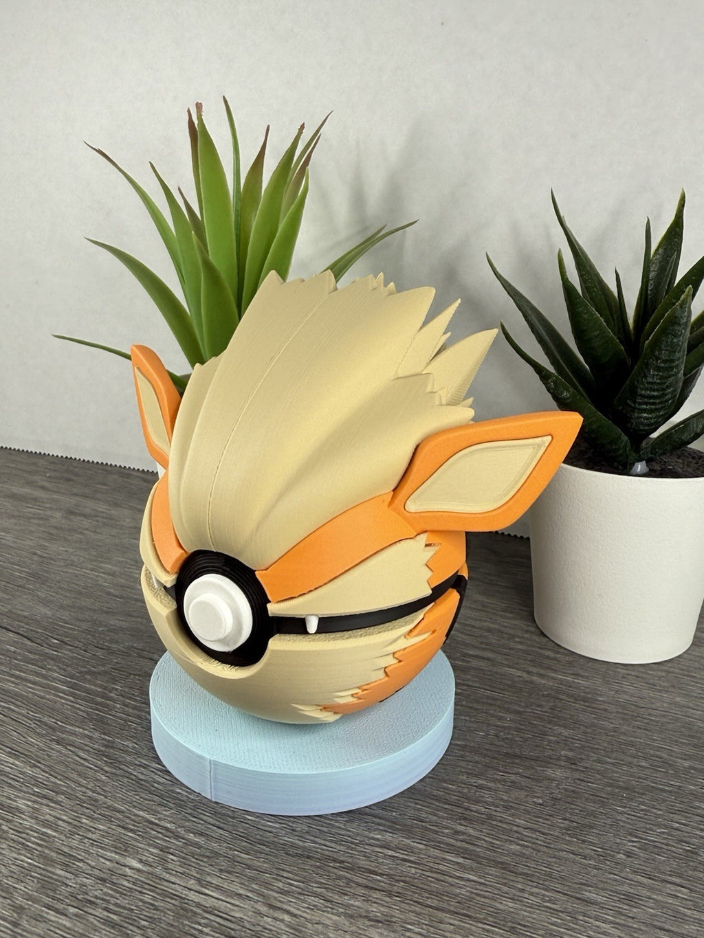 Pokemon TCG Arcanine Inspired 3D Printed Pokeball