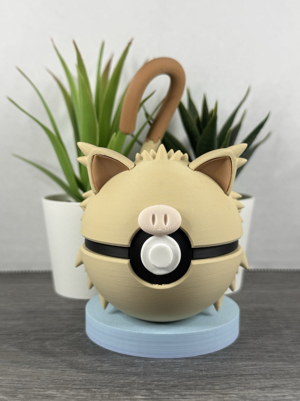 Pokemon TCG Mankey Inspired 3D Printed Pokeball