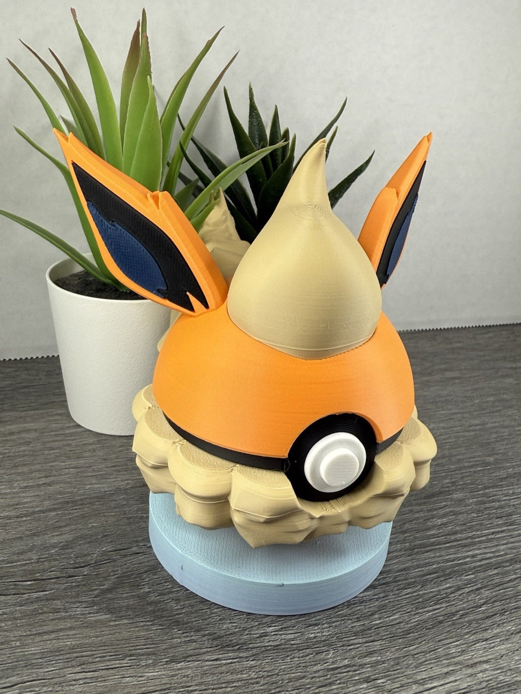 Pokemon TCG Flareon Inspired 3D Printed Pokeball