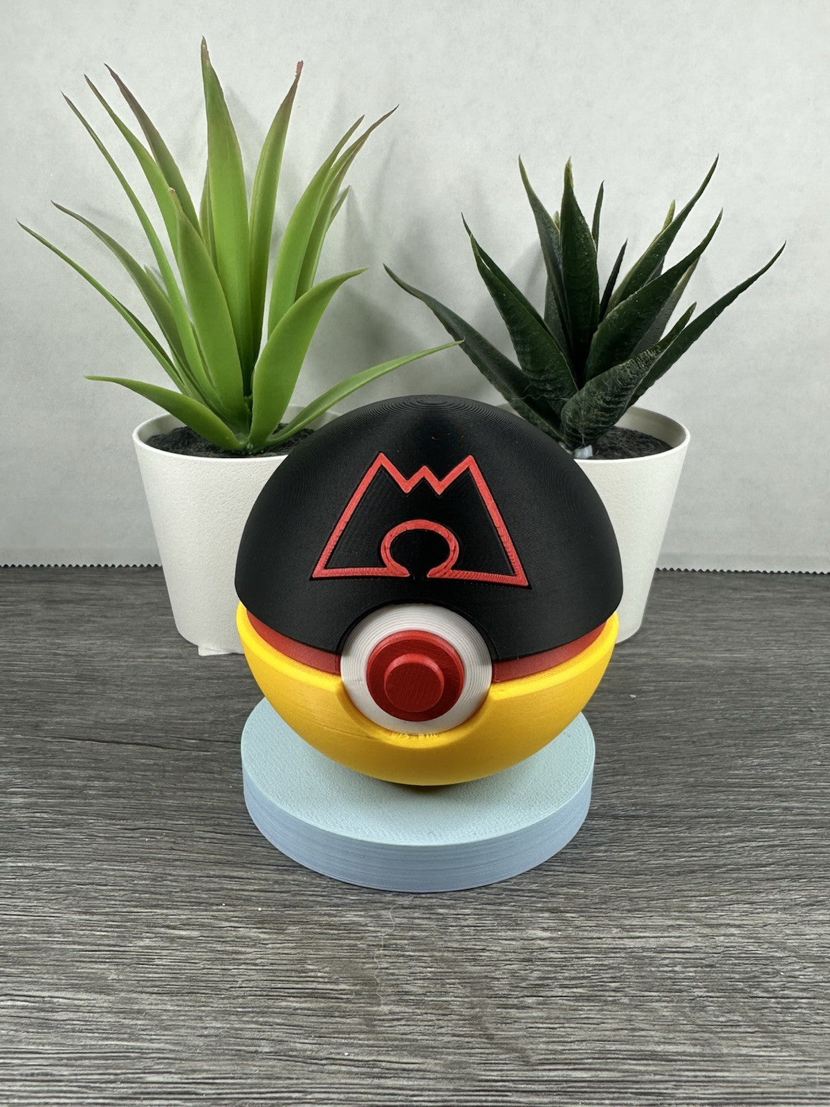 Pokemon TCG Team Magma Ball Inspired 3D Printed Pokeball