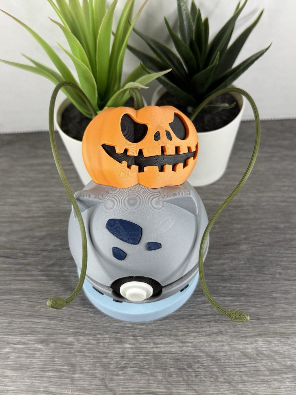 Pokemon TCG Halloween Edition Bulbasaur Inspired 3D Printed Pokeball