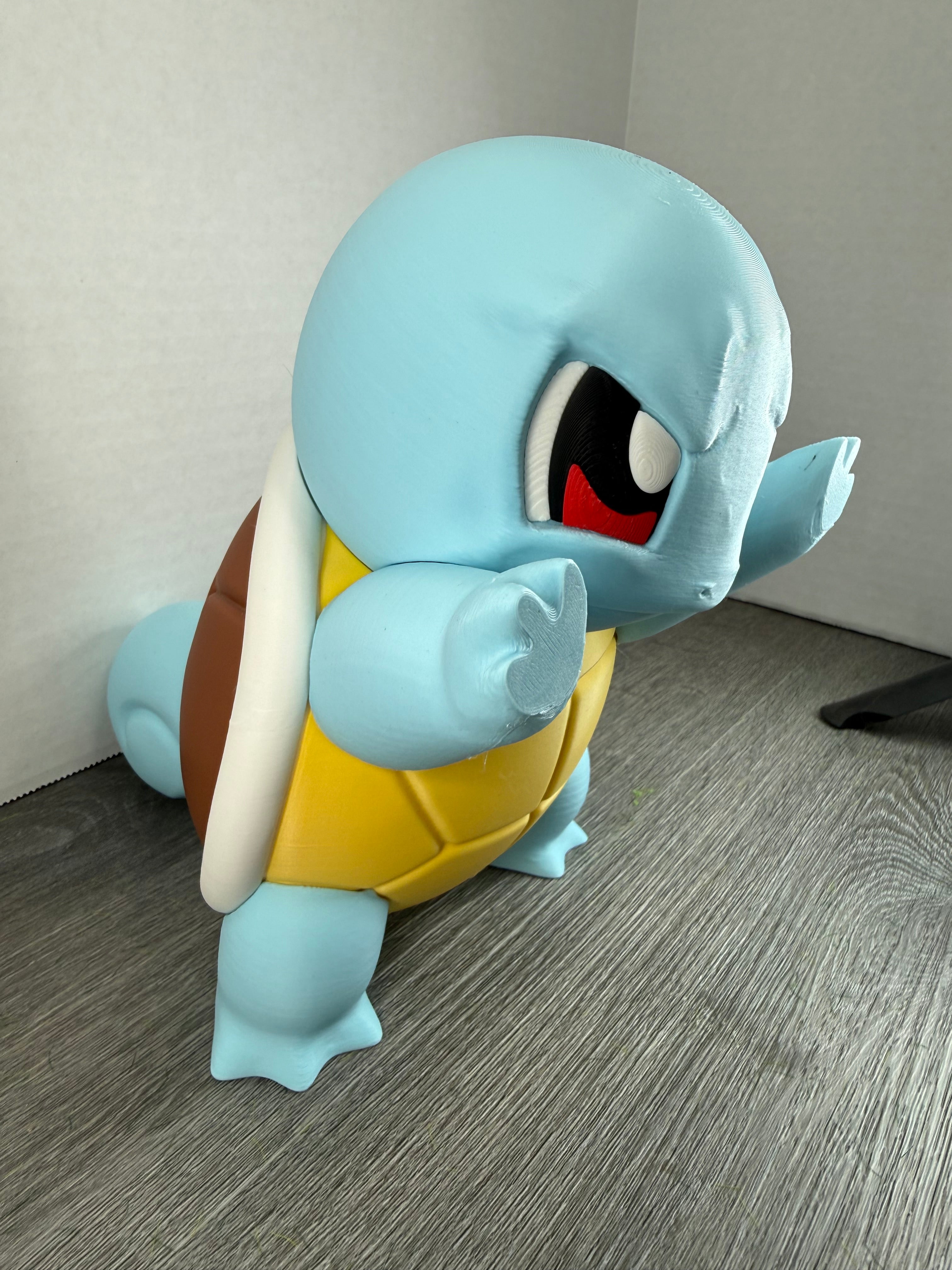 Window Pokémon Squirtle 3D Print