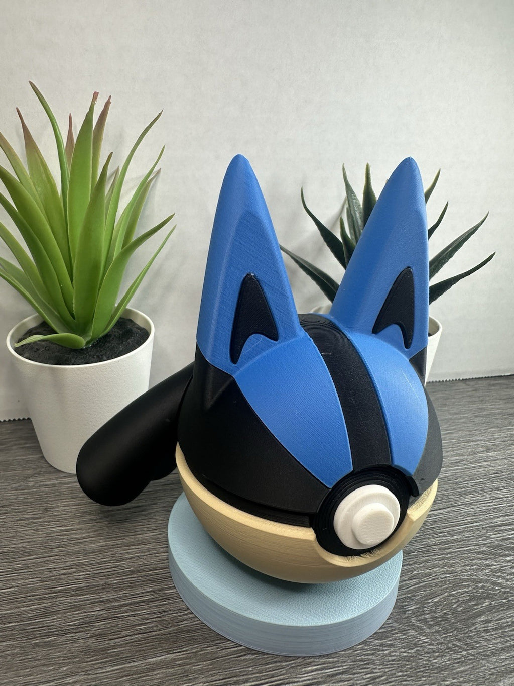 Pokemon TCG Lucario Inspired 3D Printed Pokeball