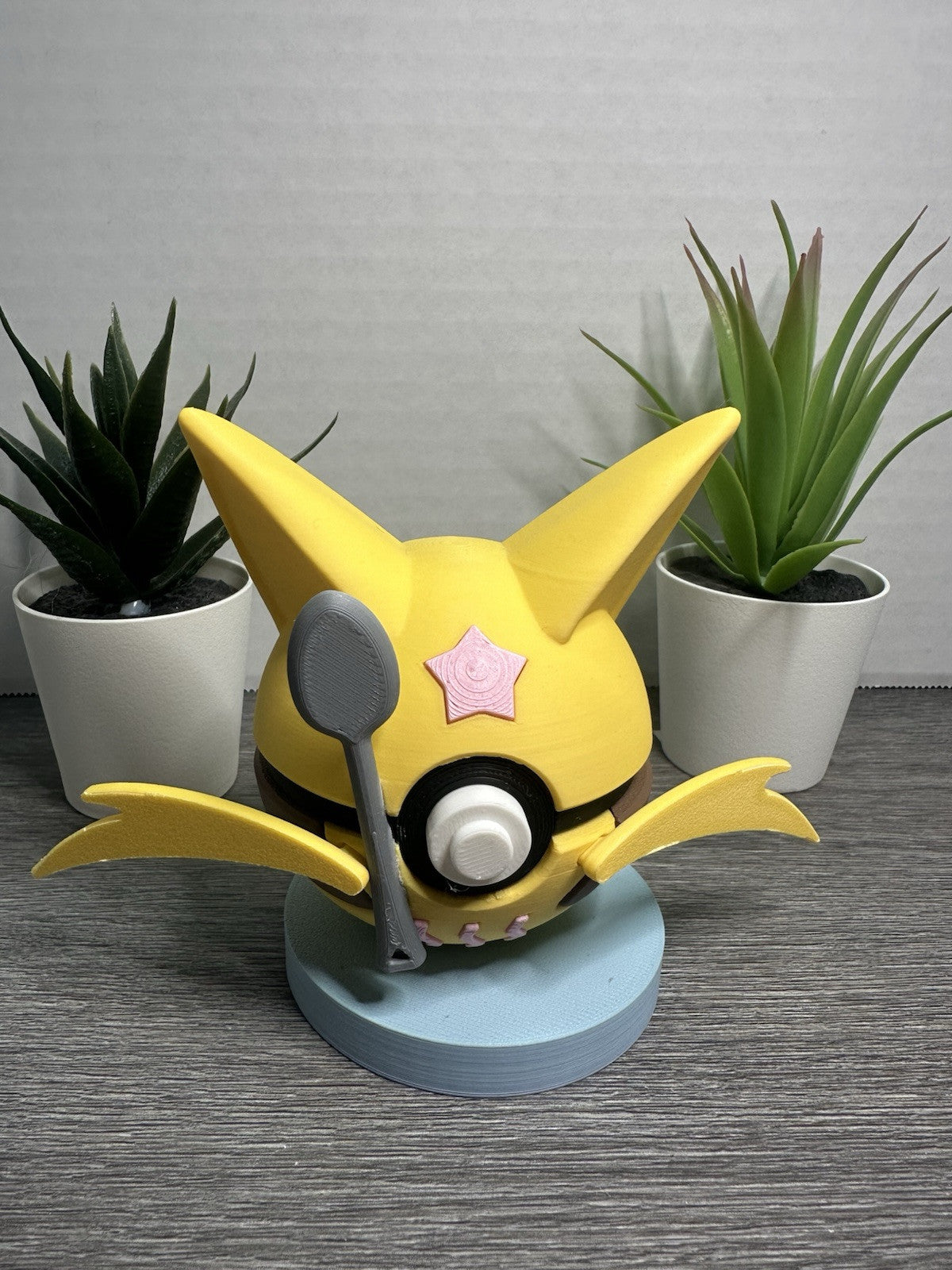 Pokemon TCG Kadabra Inspired 3D Printed Pokeball