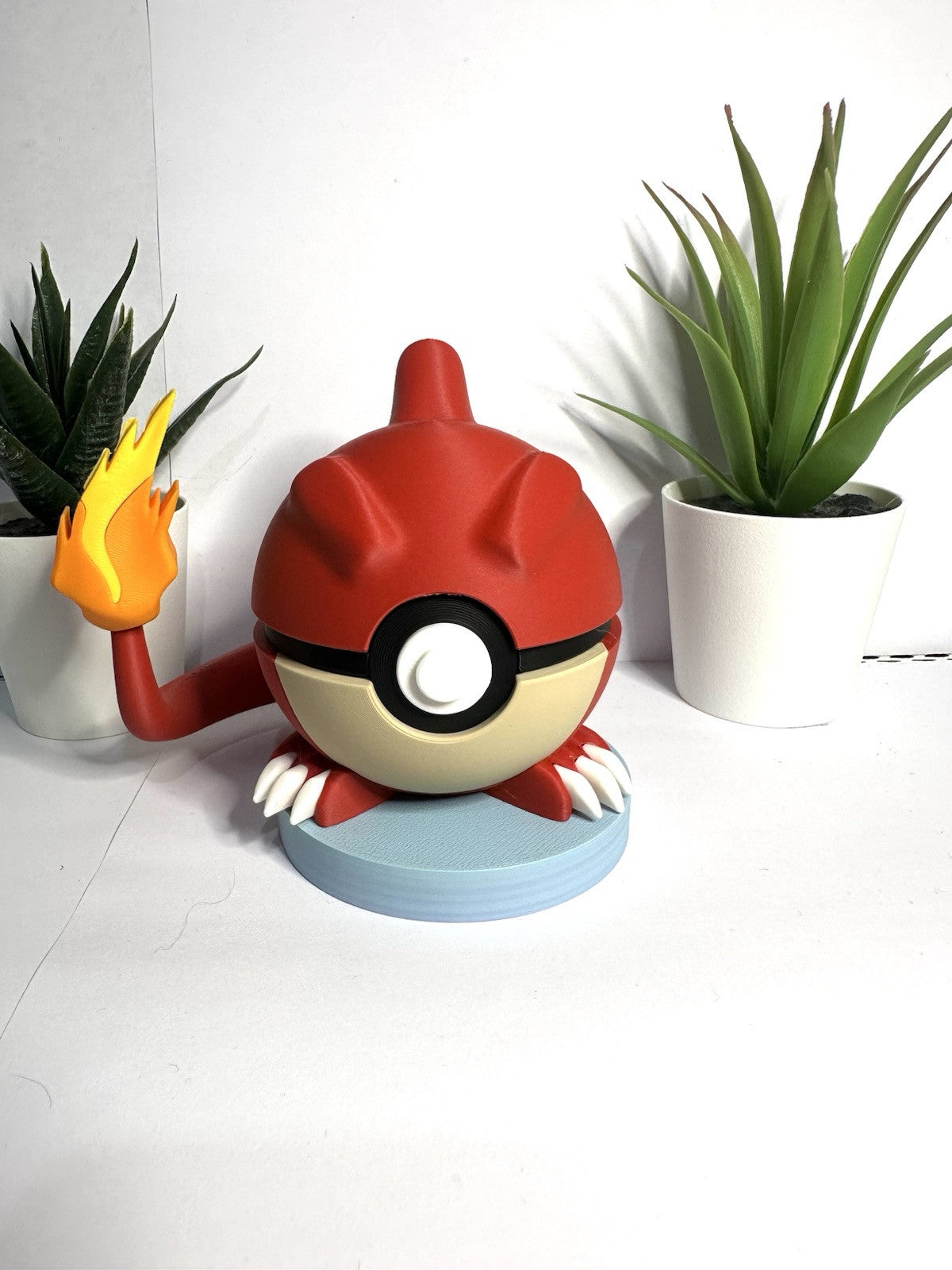 Pokemon TCG Charmeleon Inspired 3D Printed Pokeball
