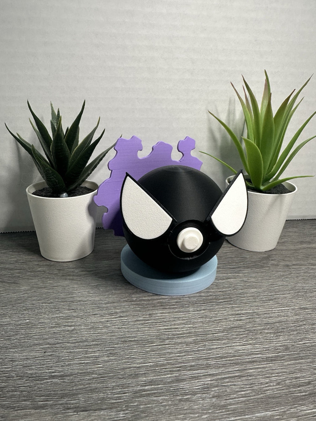 Pokemon TCG Gastly Inspired 3D Printed Pokeball