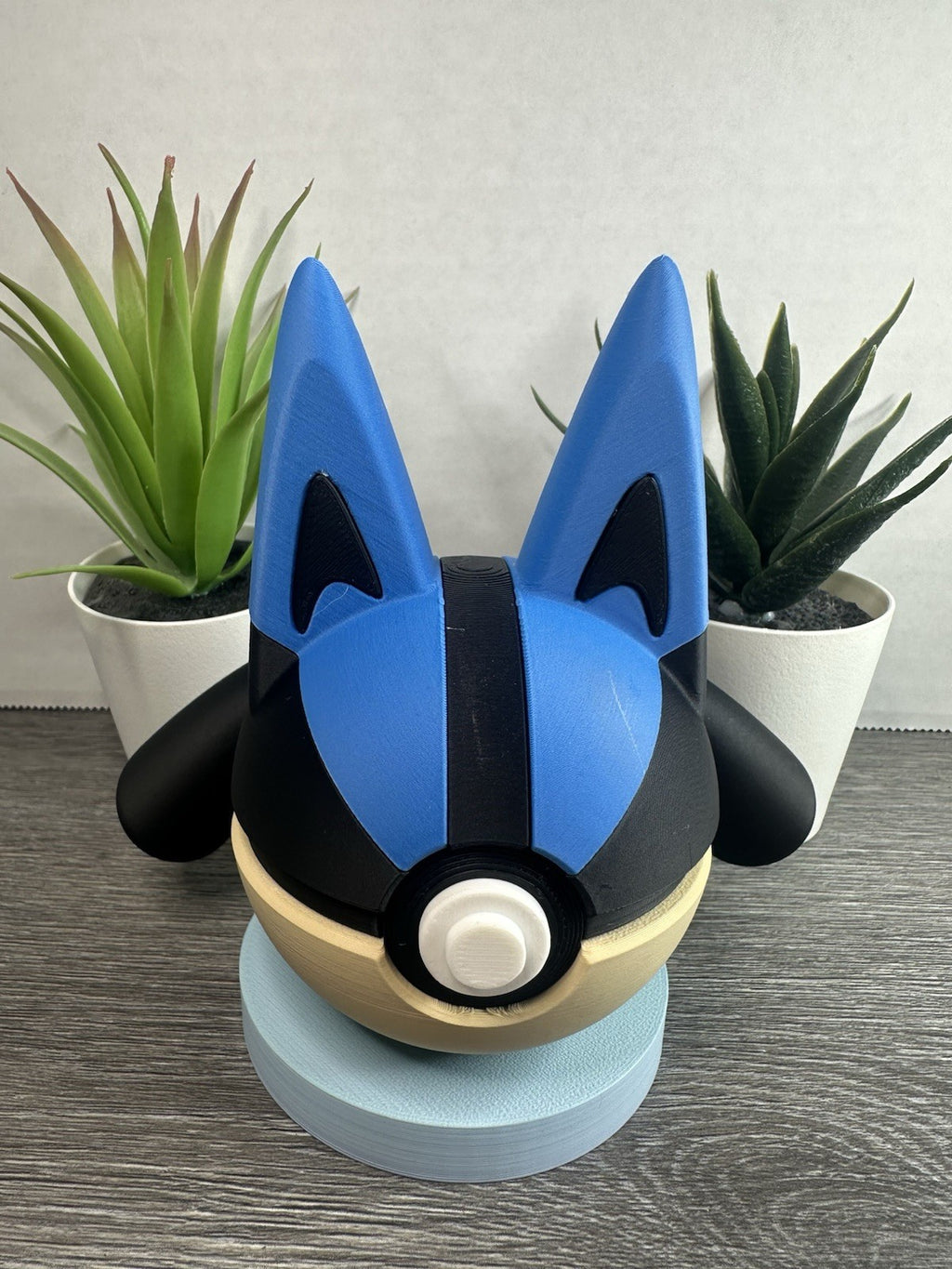 Pokemon TCG Lucario Inspired 3D Printed Pokeball