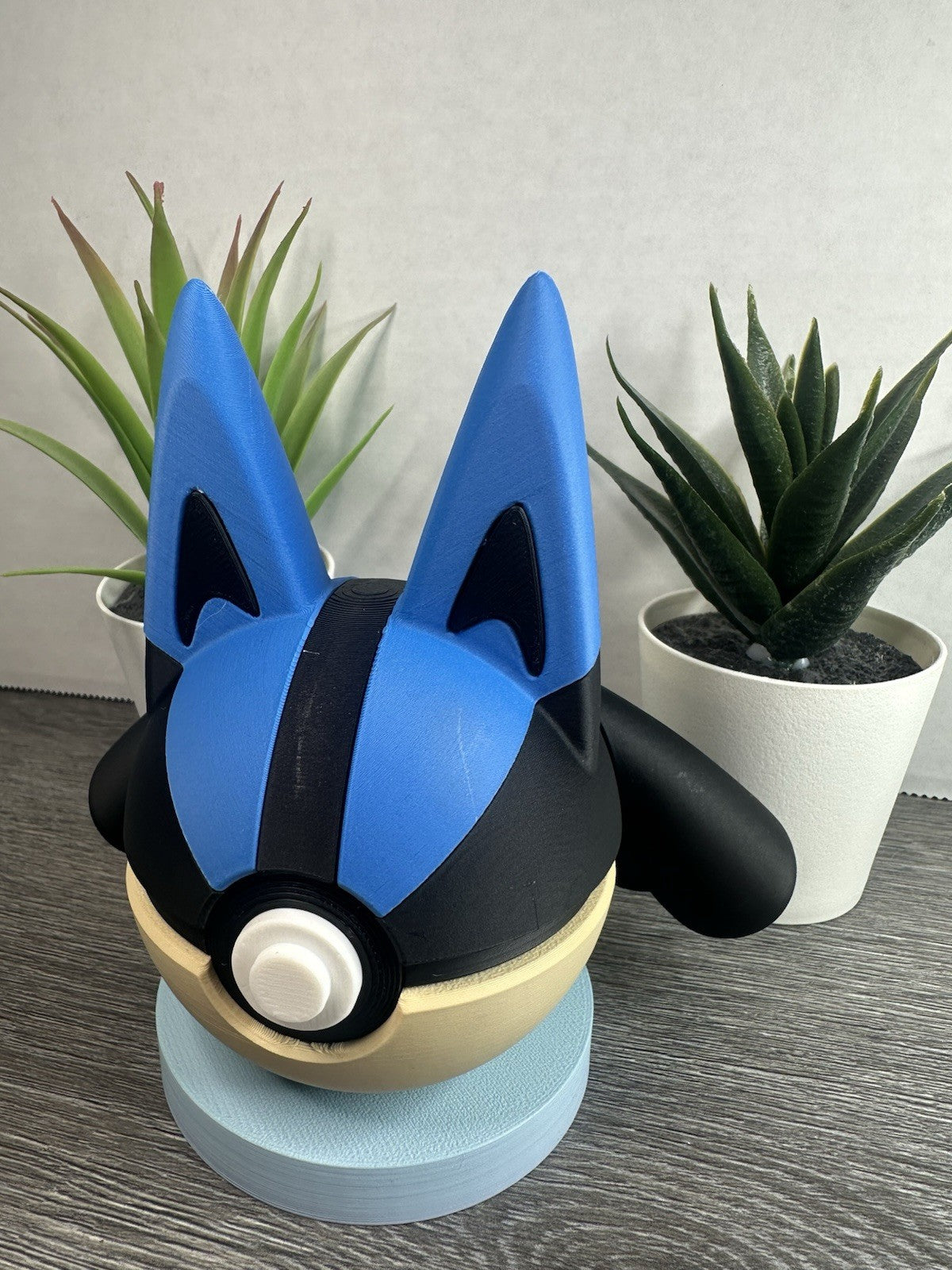 Pokemon TCG Lucario Inspired 3D Printed Pokeball
