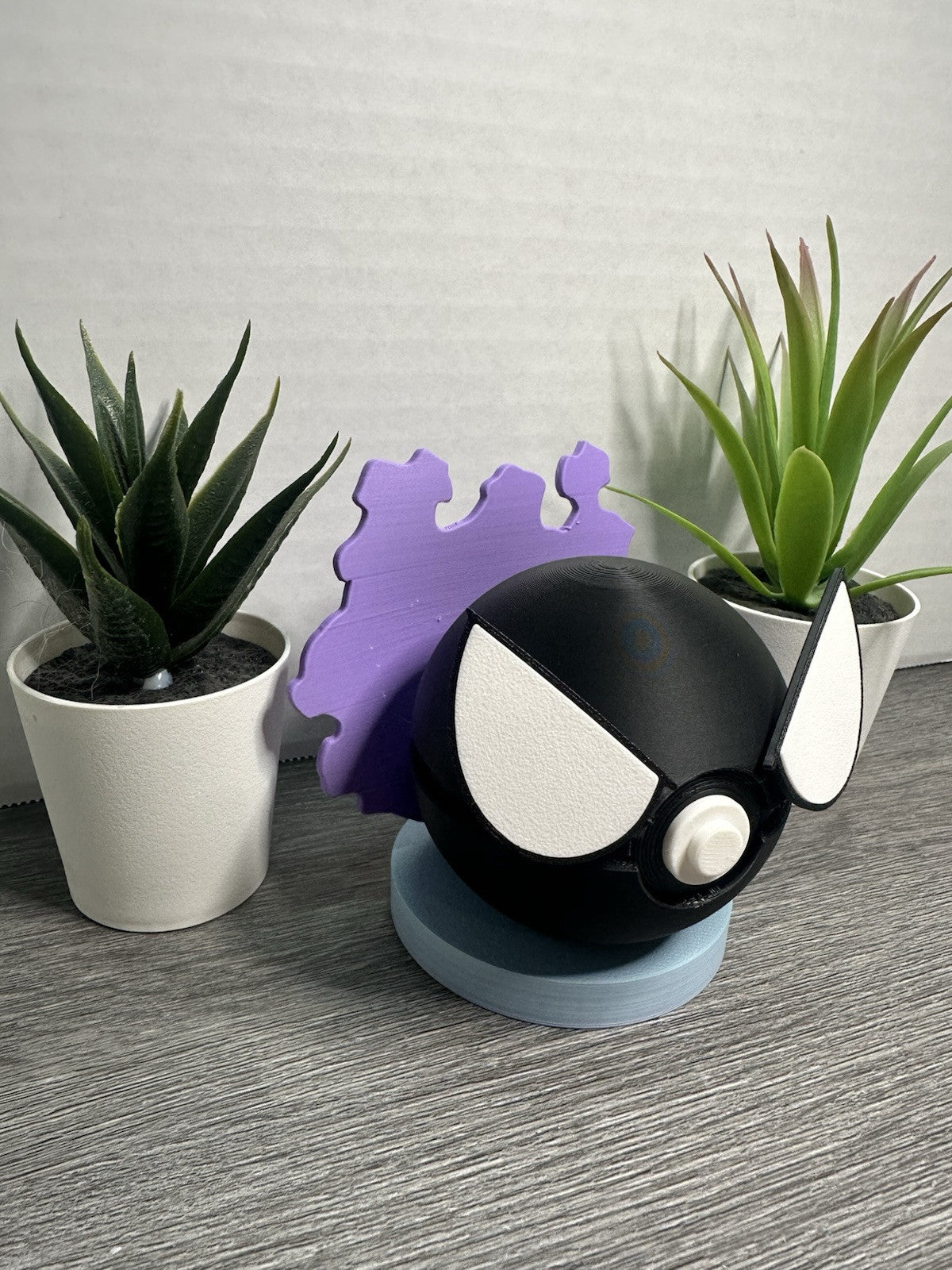 Pokemon TCG Gastly Inspired 3D Printed Pokeball